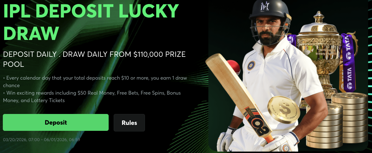 IPL deposit lucky draw